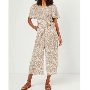 💕HAYDEN FLORAL FLOWY BOHO TIE BOW WAIST JUMPSUIT💕